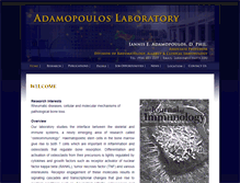 Tablet Screenshot of adamopouloslab.com